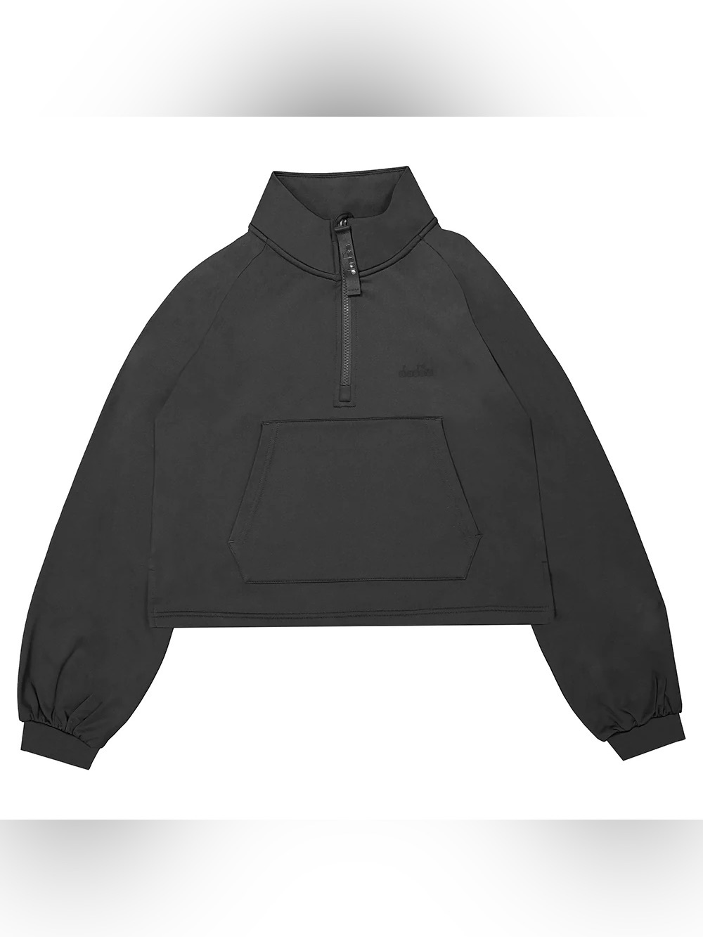 Diadora Vibe Tech Cropped Pullover -Black - XS